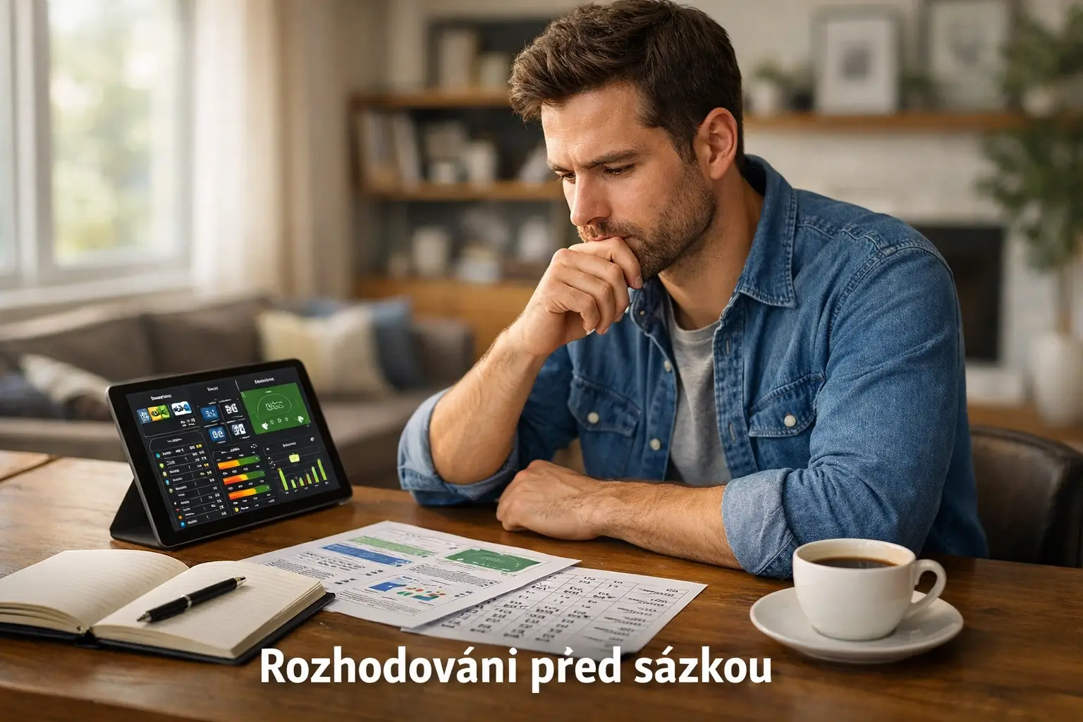 Průvodce fotbalovým sázením pro začátečníky - smartphone s otevřenou sázkovou aplikací a ikonou otazníku symbolizující rady a tipy
